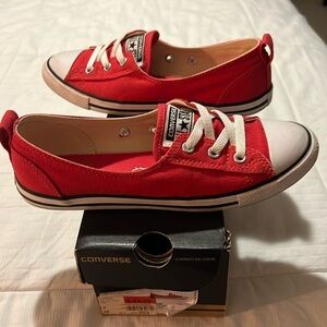 Women’s ballet converse, red